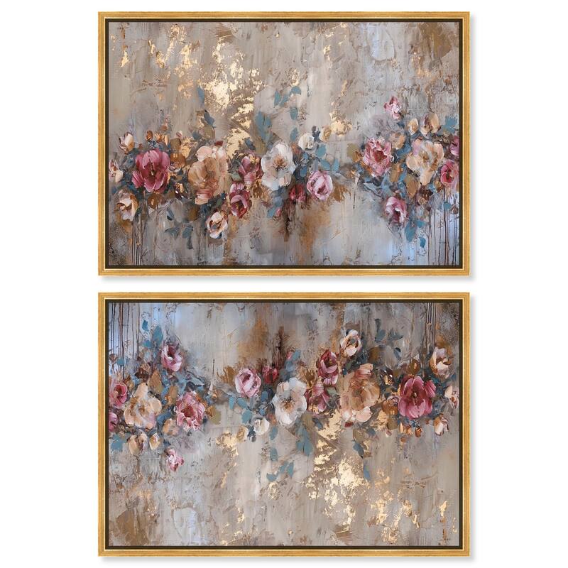 Mediterranean View Canvas by Art Remedy - 30" x 20" - Gold