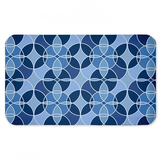 Stupell Geometric Abstract Shapes Kitchen Mat Design By SunDance Group LLC, 18x30 - 18" x 30"