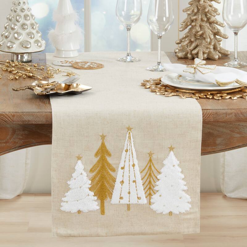 Christmas Trees Table Runner - 16"x70"