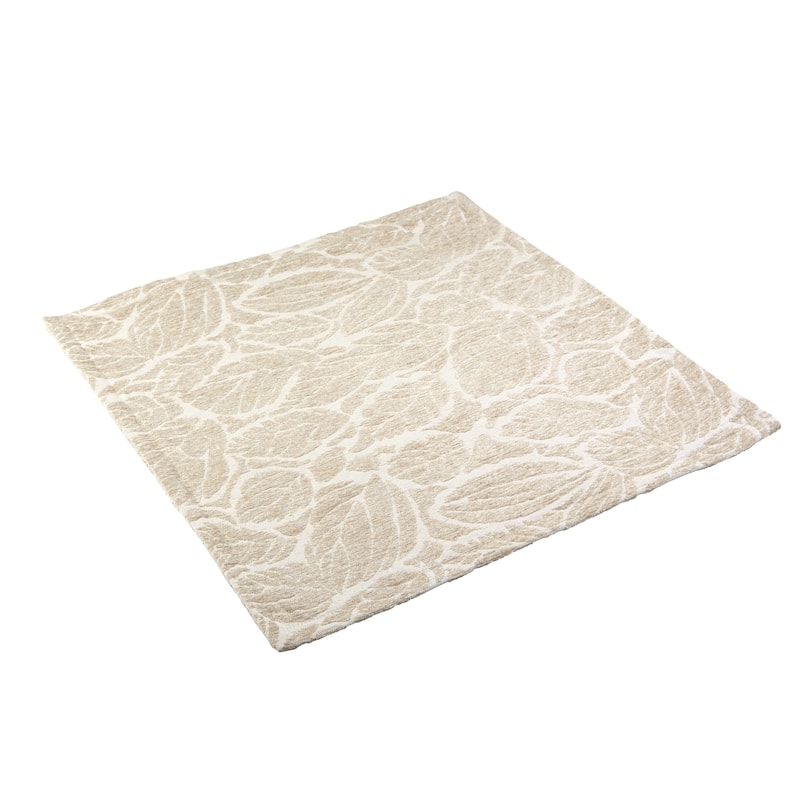 Klear Vu Katelyn Chenille Textured Decorative Toss Pillow Covers 20" x 20" (Set of 2)