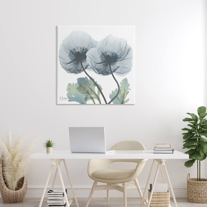 Stupell Double Modern Flower Blossoms Canvas Wall Art Design By Albert Koetsier