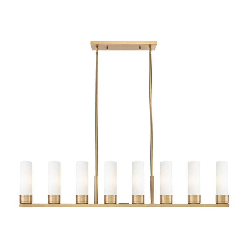 Innovations Lighting Downtown Urban - Boreas - 6 Light 48" Stem Hung Island Light with 8" Shades
