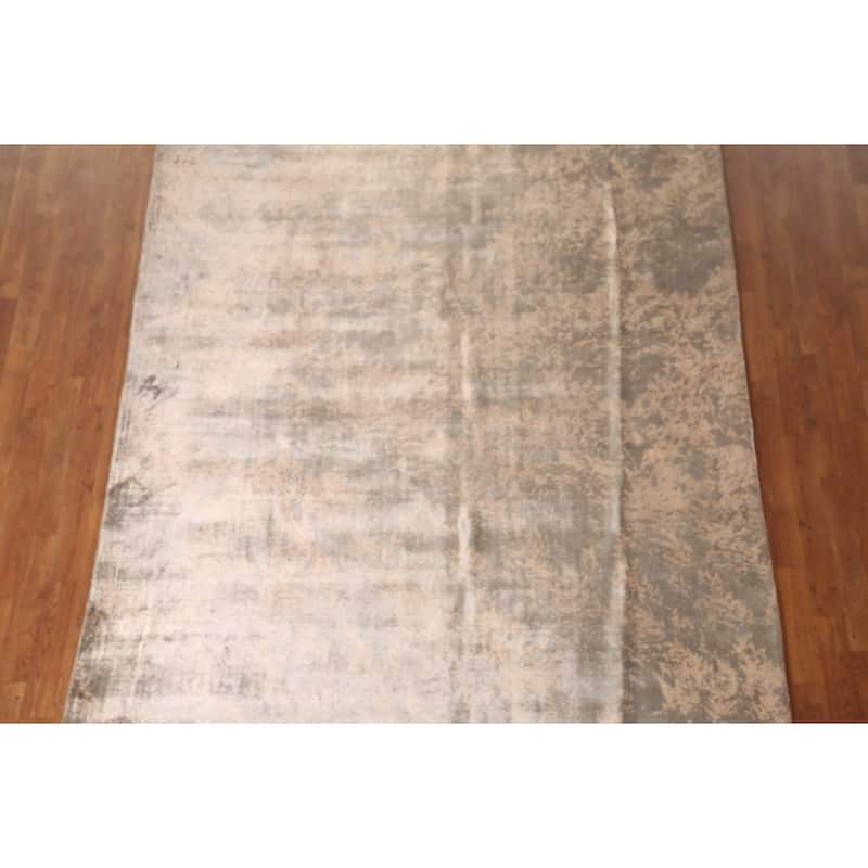 Abstract / Modern Area Rug Hand-Knotted Wool Carpet - 6'6" x 9'5"