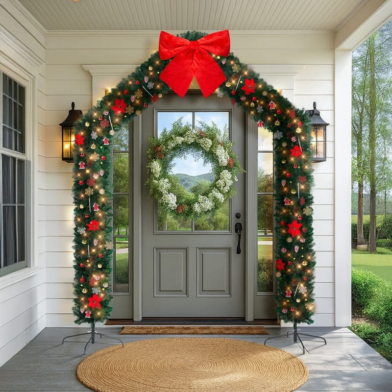Christmas Artificial Tree Archway Decoration - Green