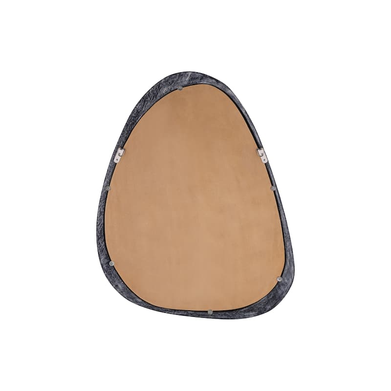 Elk Home Morris Gray Finishwash Wood 25 Inch Wide Mirror