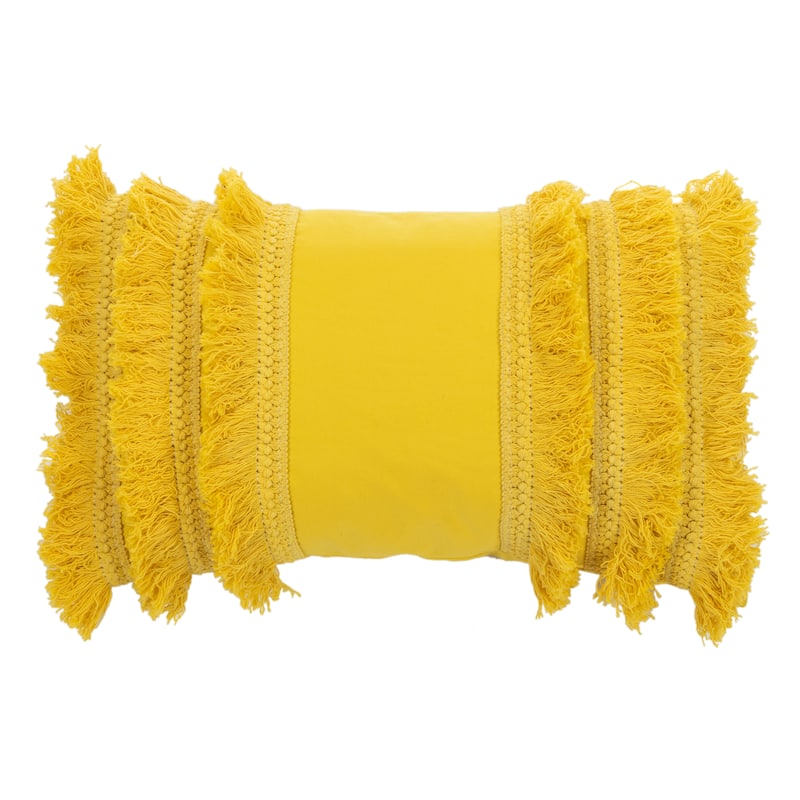 SAFAVIEH Ilmi Boho Fringe Decorative Accent Throw Pillow