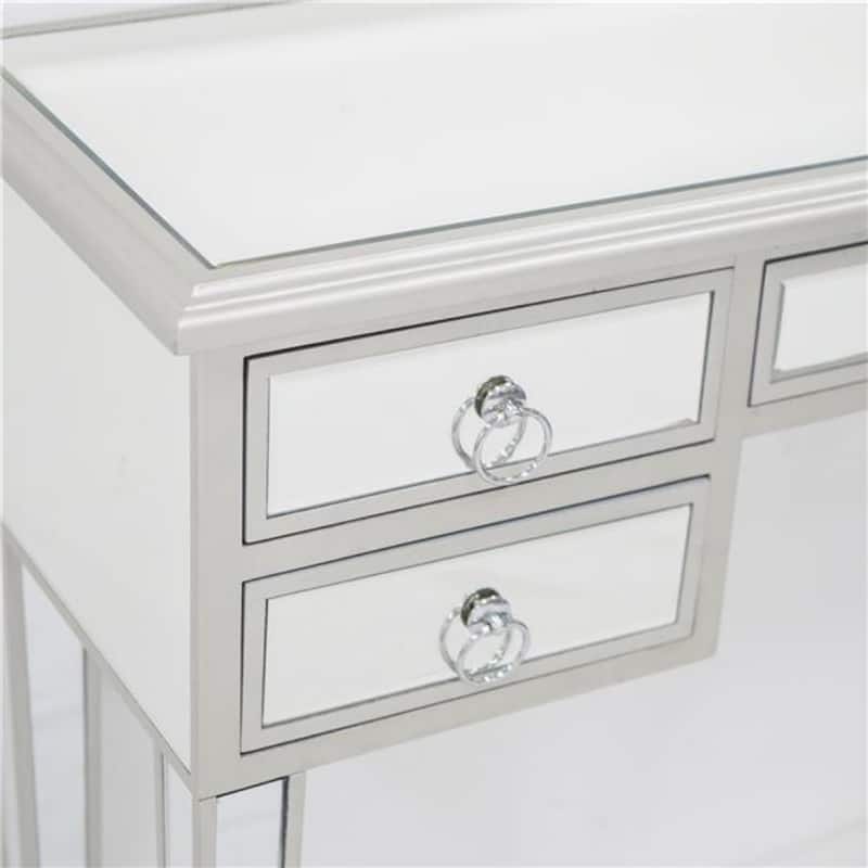 Illusions Collection Mirrored Entryway Console - (41.73 x 15.35 x 31.1)”
