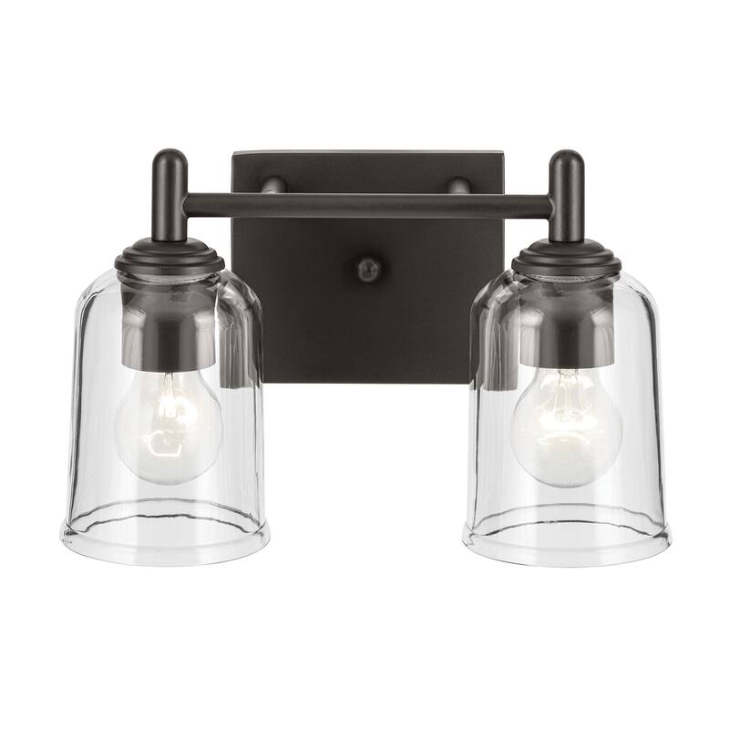 Kichler Lighting Shailene Bathroom Vanity Light with Clear Glass