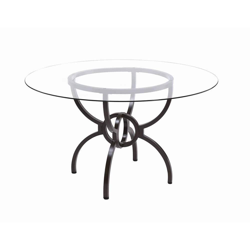 Brendelle Gunmetal Dining Table Base