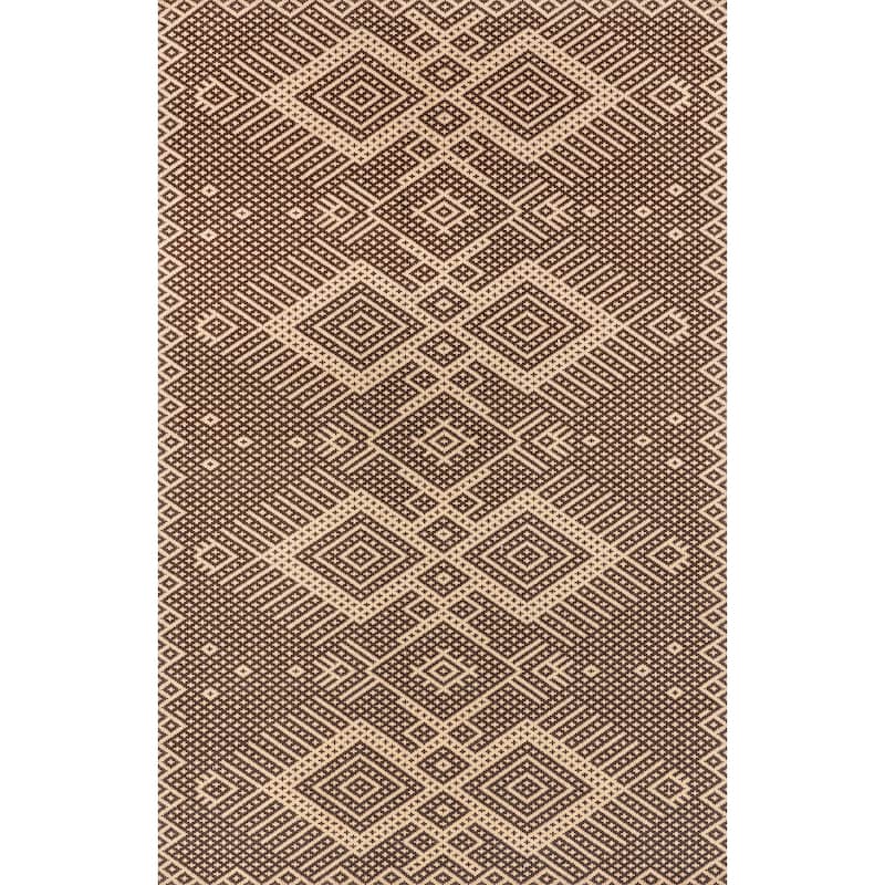 Nuloom Leith Geometric Cotton-Blend Area Rug