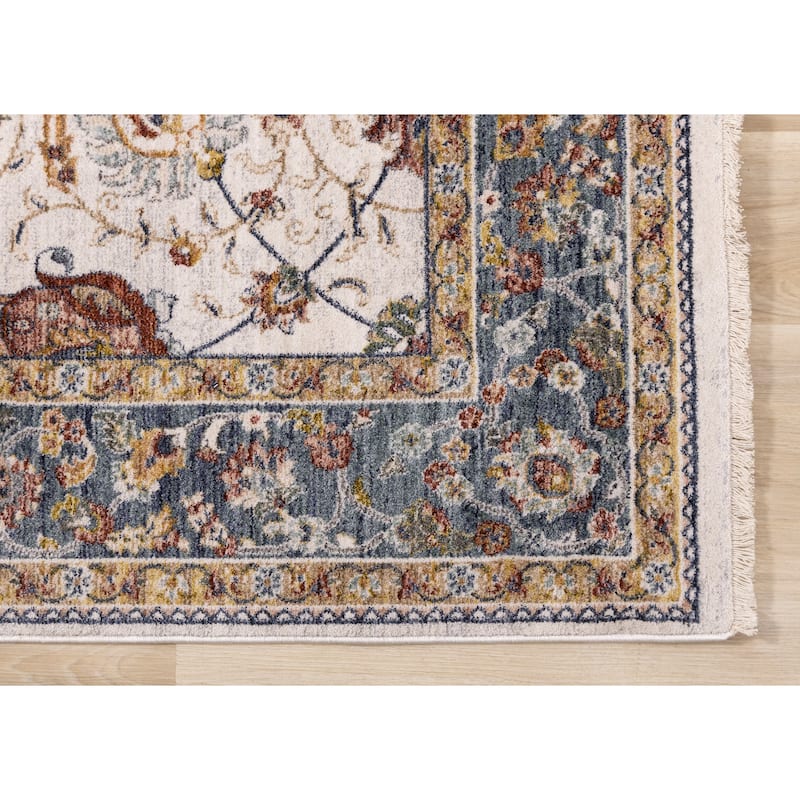 Olivia Collection - Classic Elegant Border Area Rug