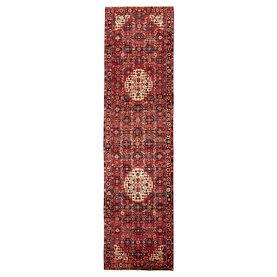 Andelz Red Rug 3'7" x 13'9" - 3'7 x 13'9