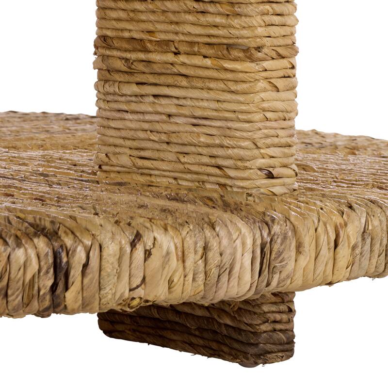 SAFAVIEH Couture Rolando Abaca Round Coffee Table - 42"W x 42"D x 18"H