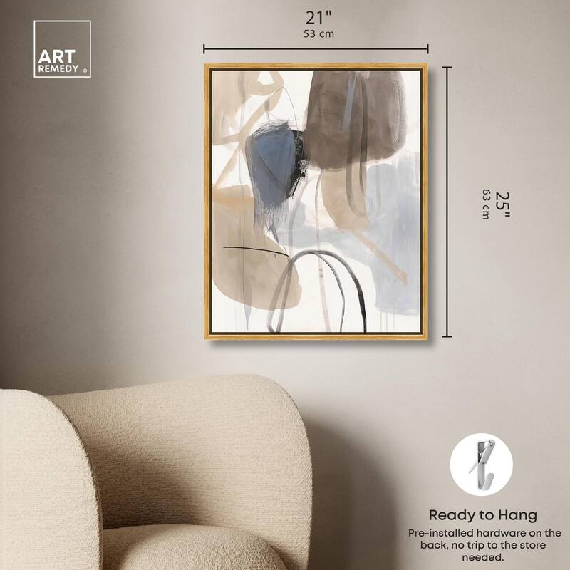 Freeform Movement I Canvas by Art Remedy