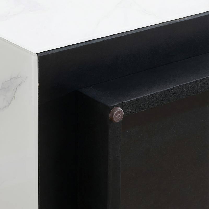 Faux Marble Square Coffee Table