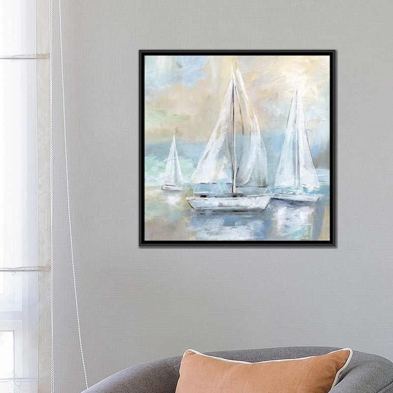 iCanvas "Sail Away" by Nan Framed Canvas Print