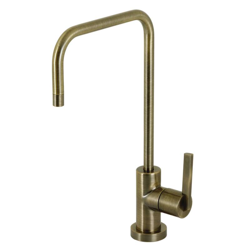 Kingston Brass Continental Single-Handle Water Filtration Faucet - Antique Brass
