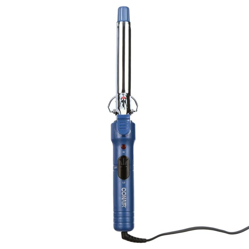 2 Heat Settings Bouncy Curls 3/4 Inch Curling Iron in Blue