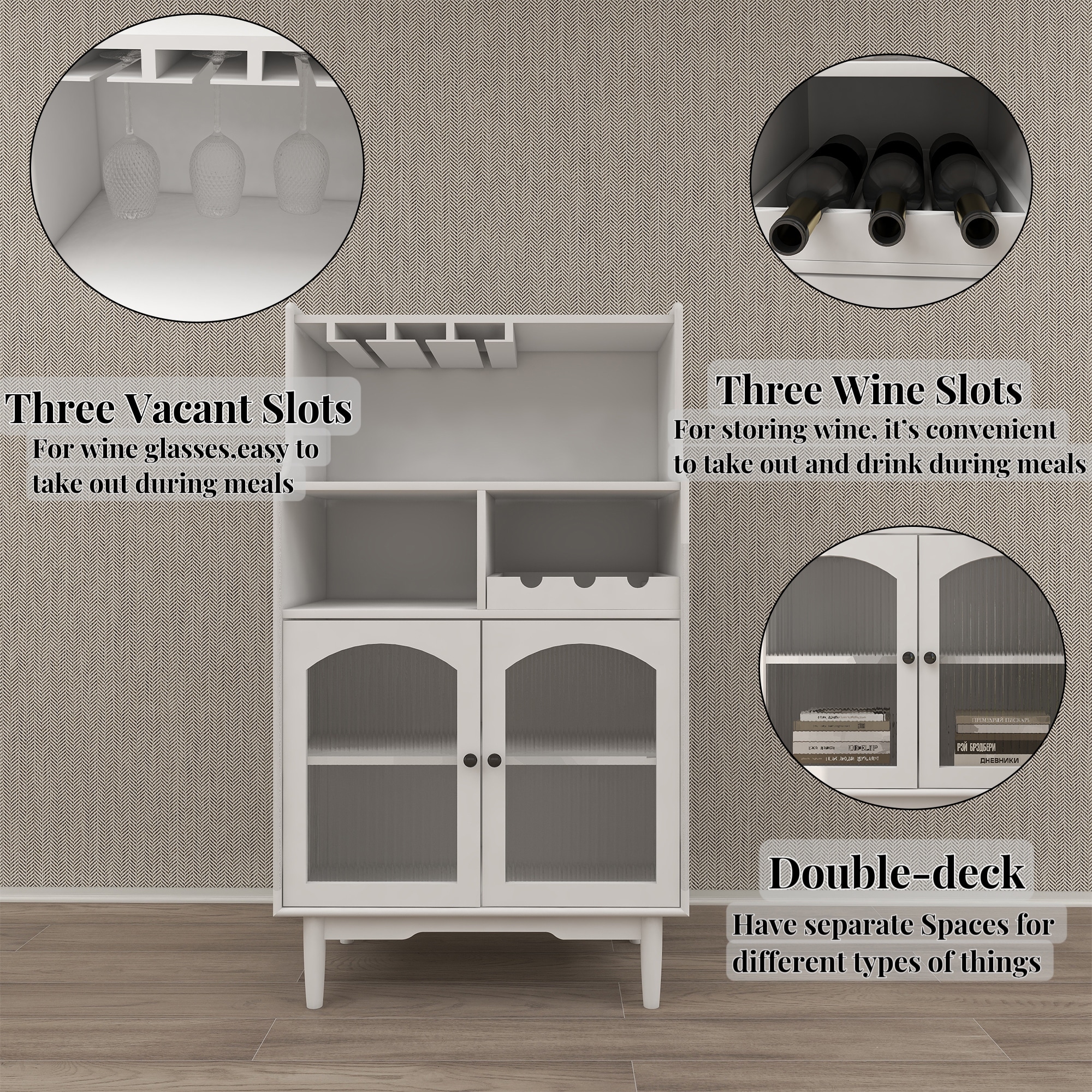 How to make slots for wine glasses deals