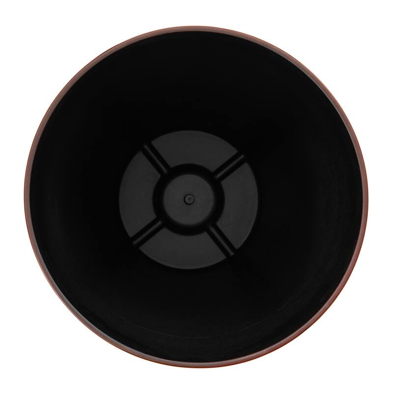 Glitzhome 23.5"H Set of 2 Oversized Gradient Blue or Green Planter Tall Plastic Flower Pot