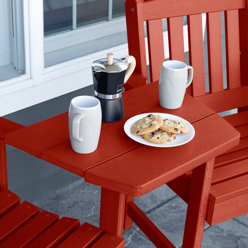 HIGHWOOD Eco-Friendly Adirondack Tete-a-Tete Connecting Table
