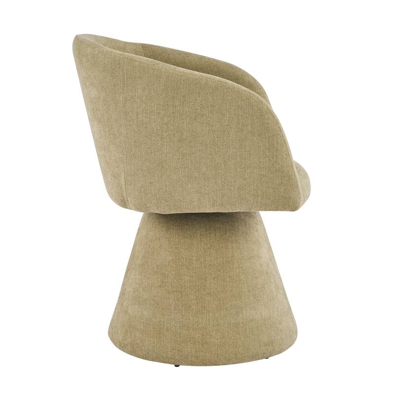 Christopher Knight Home - Melville 7-Piece Upholstered Swivel Dining Set with 84" Rectangular Pillar Base Dining Table