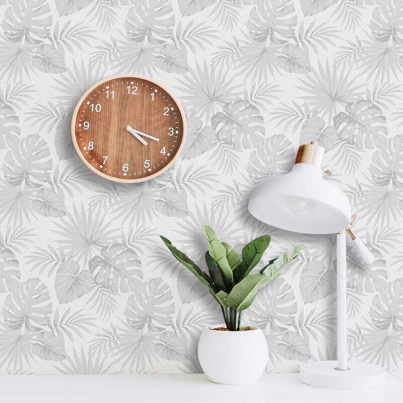 SUSSEXHOME Removable Wallpaper-Waterproof, Strippable, Light Resistance & Cleanable Wall Paper Roll-Wallpaper-Palms