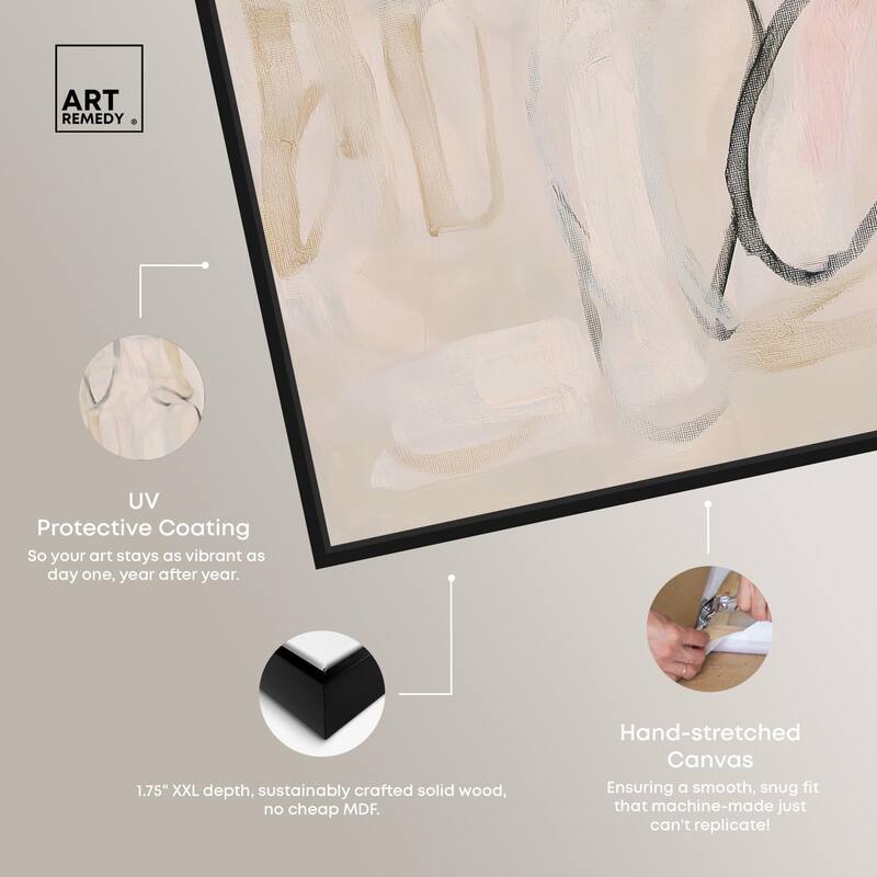 Faded Outlines II Canvas by Art Remedy