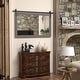 preview thumbnail 70 of 96, Modern Wall Mirrors, Rectangular Mirror with Wood Framed, Bathroom Mirror Barn Mirror Barn Door Mirror with Multi Size