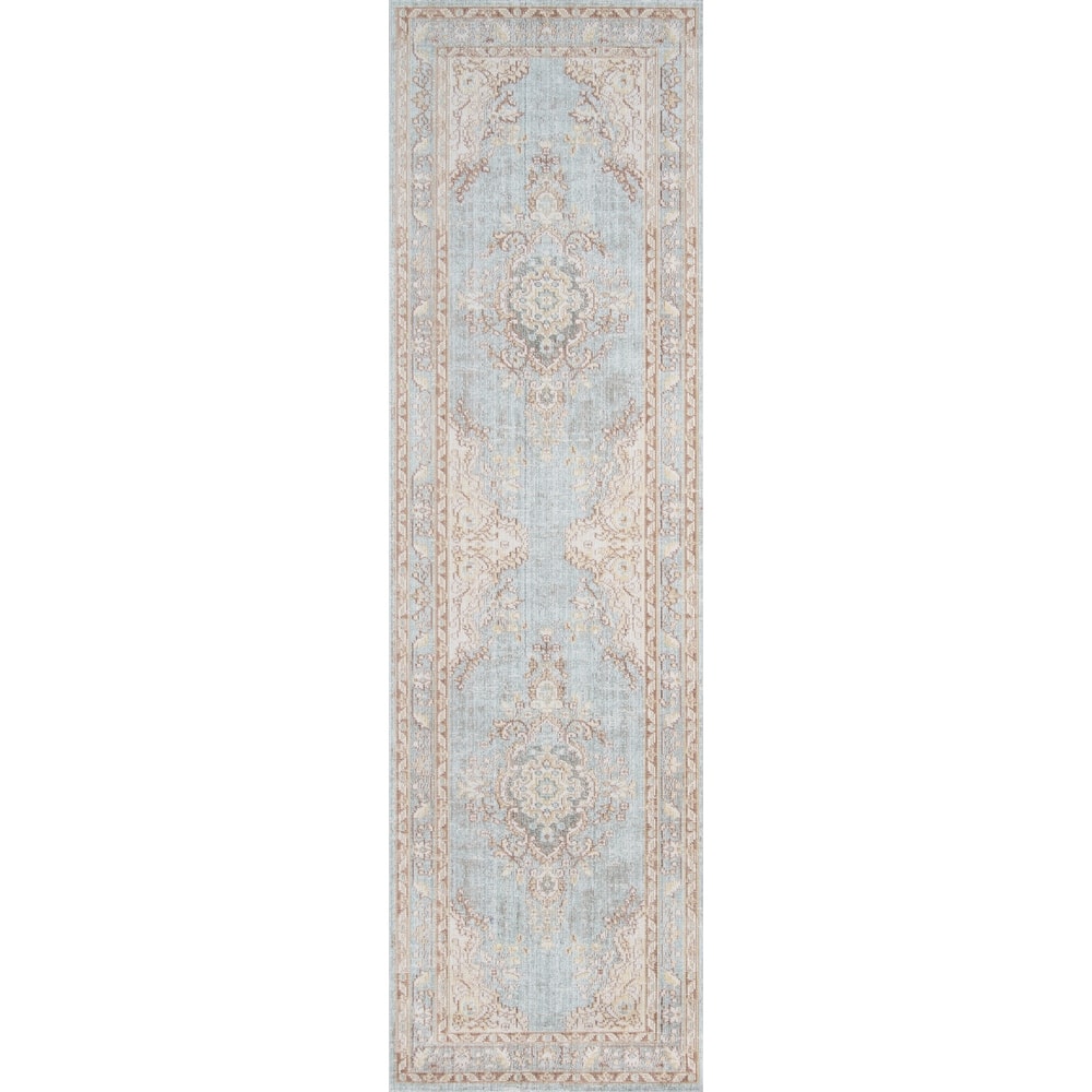 Momeni Isabella Polyester Traditional Medallion Area Rug.