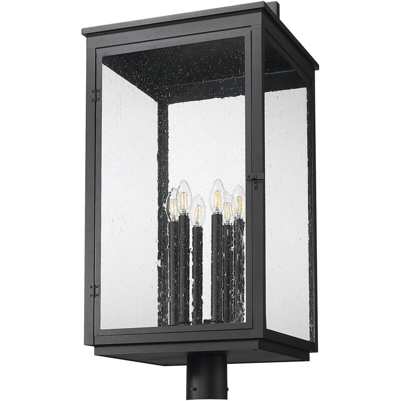 Z-Lite 5019PHXXLR-533PM Hartwell 6 Light 35" Tall Post Light with