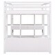 preview thumbnail 16 of 34, Full Size Multifunctional Loft Bed with Two Drawers, and Storage Shelves and Drawers