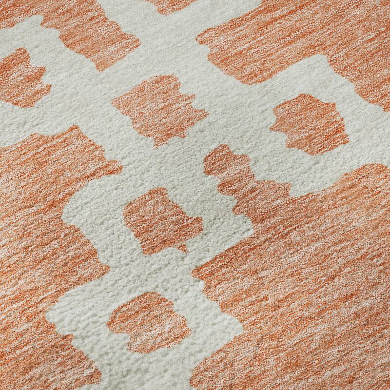 Premium Washable Super Soft Geo Trellis Mayfield Rug