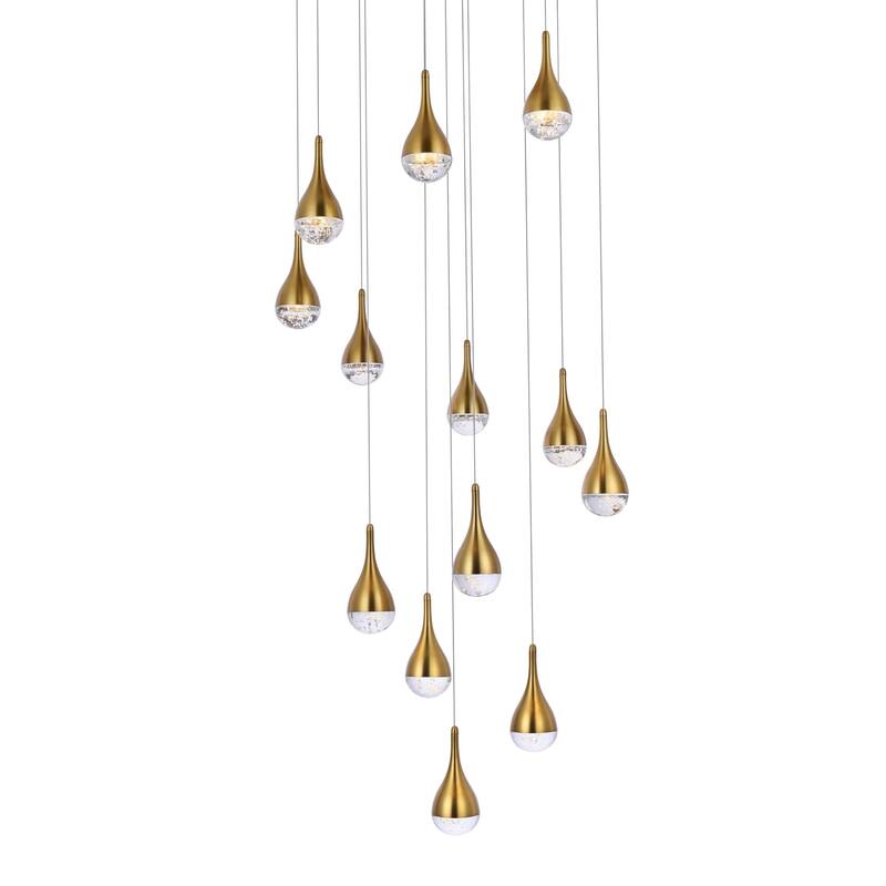 Elegant Lighting 3813D30 Amherst 13 Light 30" Wide LED Chandelier