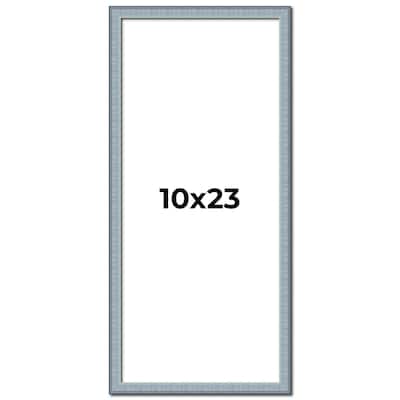 10x23 Frame Rustic Sky Blue Solid Wood Picture Frame | 0.75 Inch