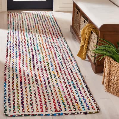 SAFAVIEH Handmade Braided Heinz Boho Cotton Rug