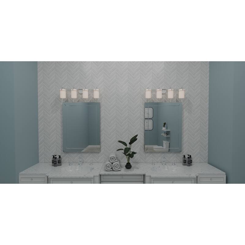 Seymour 4-Light Brushed Nickel Bath Light