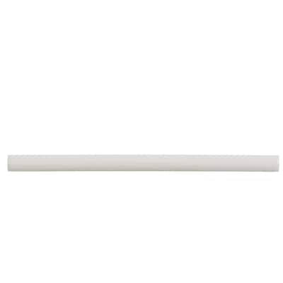 Apollo tile 0.5" x 8" Horizonte Glossy Soft Dove Gray Ceramic Tile (0.27 sq ft/case) - 10 Pack