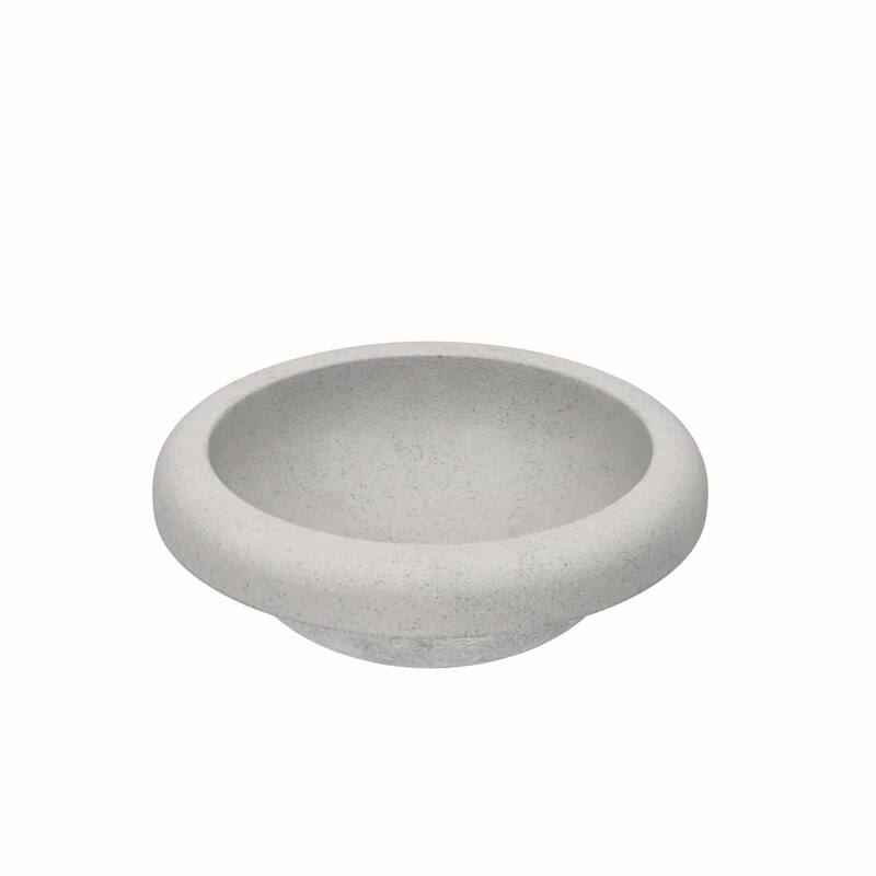 Cuyama NativeStone and Concrete Drop-in Bathroom Sink - 21" x 15" x 5"