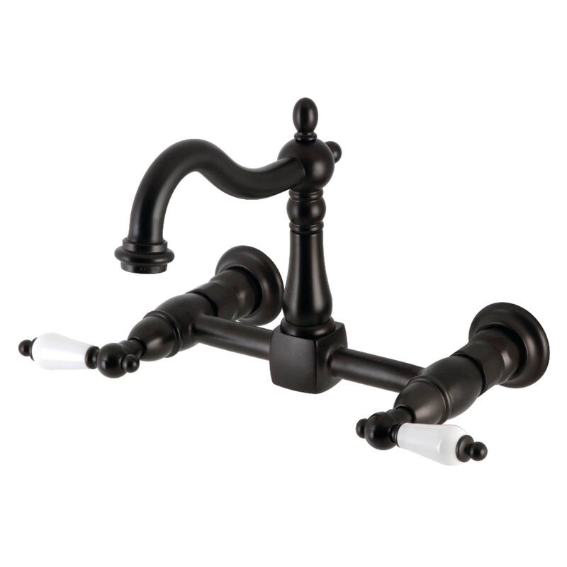 Heritage Two-Handle Wall Mount Bridge Kitchen Faucet