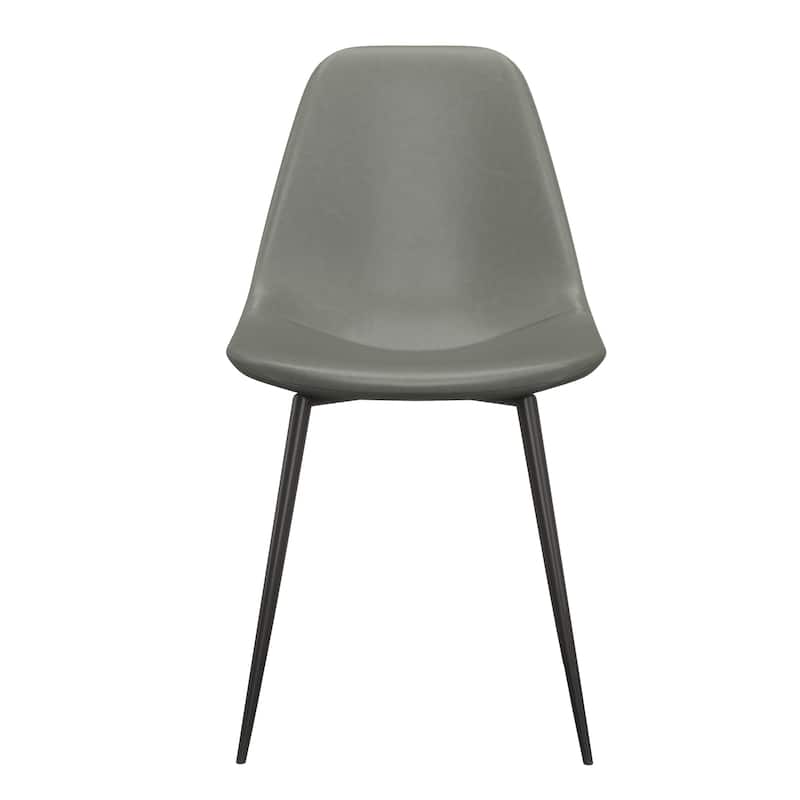 Maxine Vegan Leather Side Chairs (Set of 2)