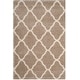 preview thumbnail 74 of 145, SAFAVIEH Hudson Shag Ariola Trellis 2-inch Thick Rug 5'3" x 7'6" - Beige/Ivory