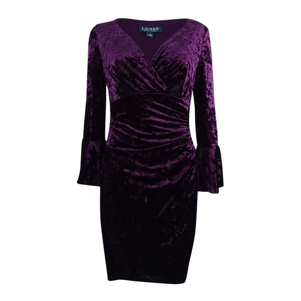 lauren ralph lauren velvet dress