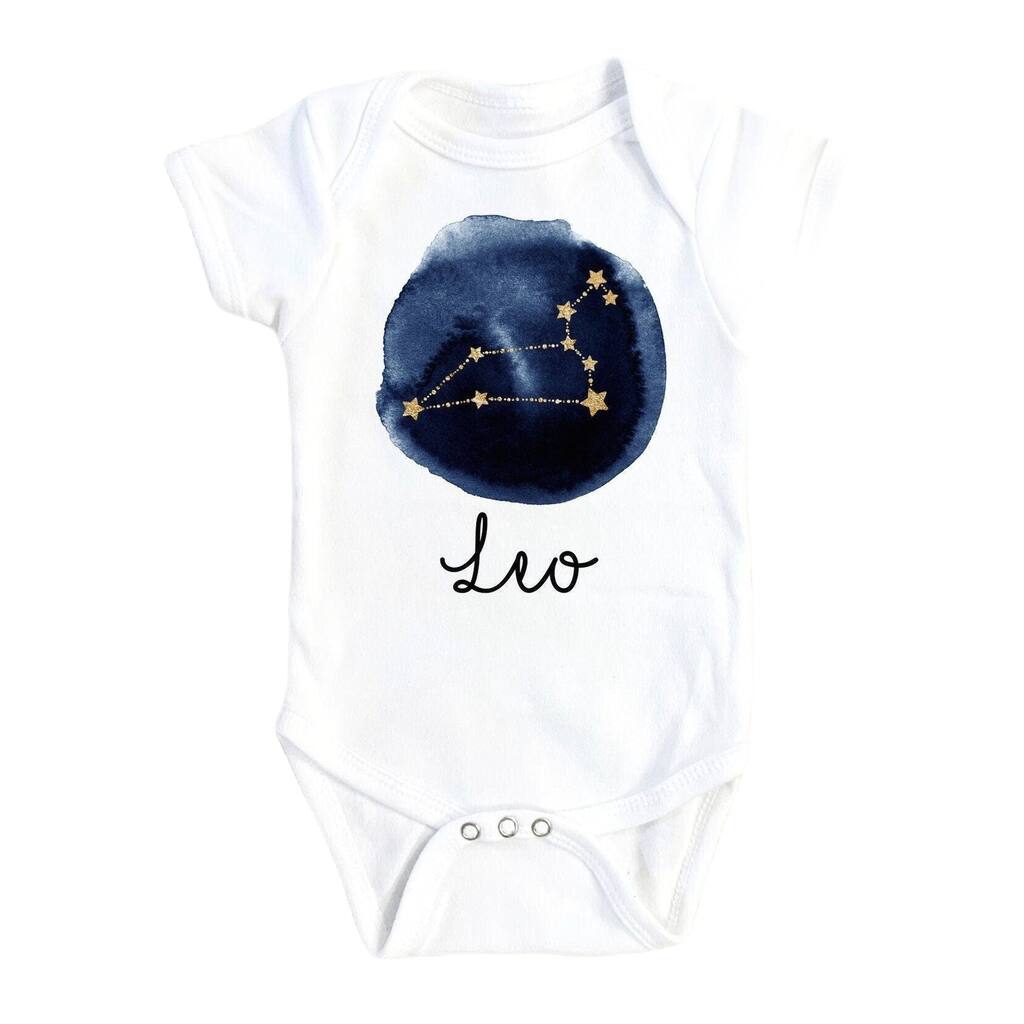 Leo Zodiac - Baby Boy Girl Clothes Infant Bodysuit Funny Cute Newborn