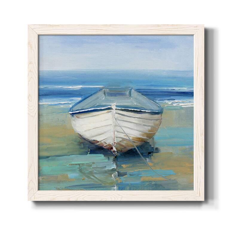 Beach Dreaming-Premium Framed Canvas - Ready to Hang - 34.5x34.5 - White