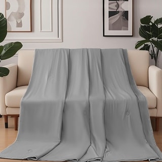 Double-Sided Ice Blankets for Night Sweats, All-Season Lightweight Cooling Quilt for Restful Sleep