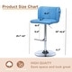 preview thumbnail 5 of 76, Upholstered Adjusatble Swivel Bar Stools Set of 2