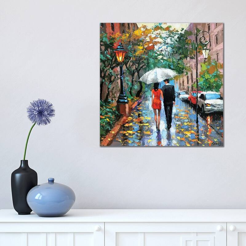 iCanvas "Today Is Rainy" by Dmitry Spiros Canvas Print - 18x18x1.5