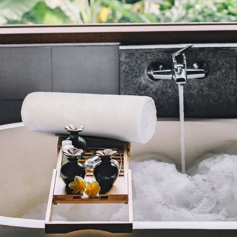 Cotton Bath Towels Absorbent Waffle Weave 4Pcs 27"x54"