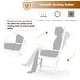 preview thumbnail 30 of 30, Gymax Wooden Rocking Chair Porch Rocker High Back Garden Seat For - See Details